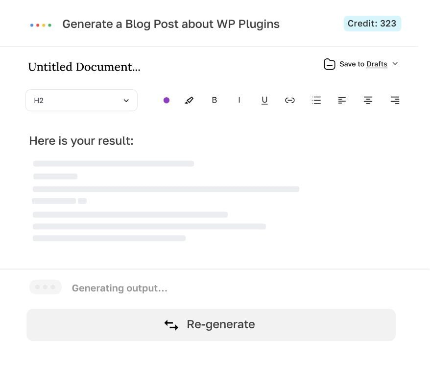 أنشئ المحتوى، عدّله كما تشاء، ثم صدّره بسهولة.